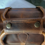 Beige Hard Wax Travel Bag - Threadford