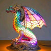 Ignis | Magisk Dragon Lamp in Coloured Glass - Threadford