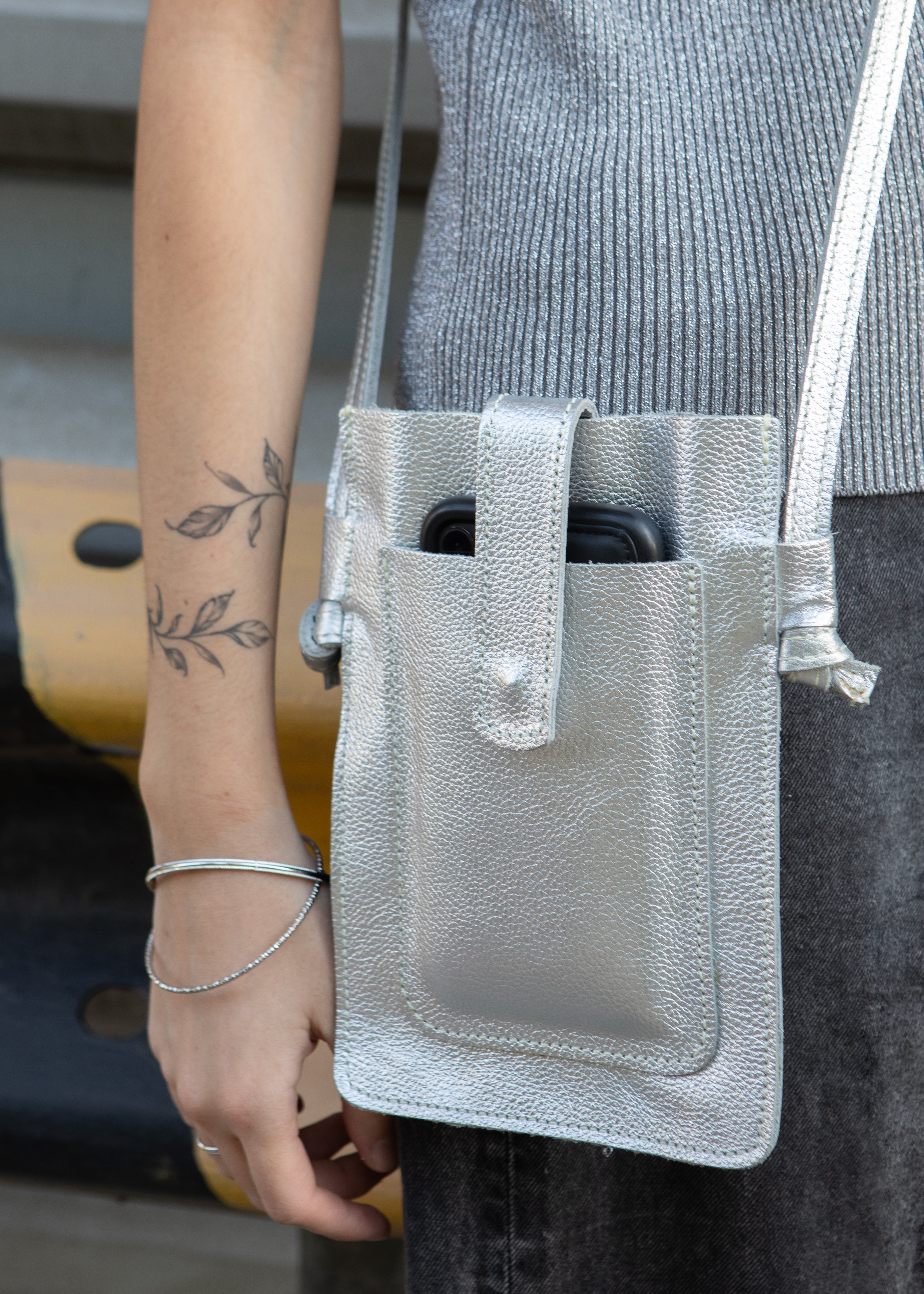 Monse Silver Wallet - Threadford