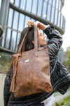 Olivia Marbled Coffee Coloured Purse - Threadford