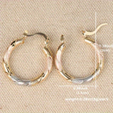 Retro Circular Hoop Earrings - Threadford