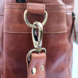 Rustic Brown Briefcase - Threadford