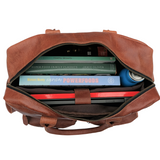 Rustic Brown Briefcase - Threadford