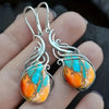 Stunning Gemstone Dangle Earrings - Threadford