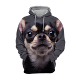 Unisex 3D Graphic Hoodies Animals Dogs Chihuahua Funny - Threadford