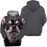 Unisex 3D Graphic Hoodies Animals Dogs Chihuahua Funny - Threadford