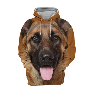 Unisex 3D Graphic Hoodies Animals Dogs German Shepherd - Threadford
