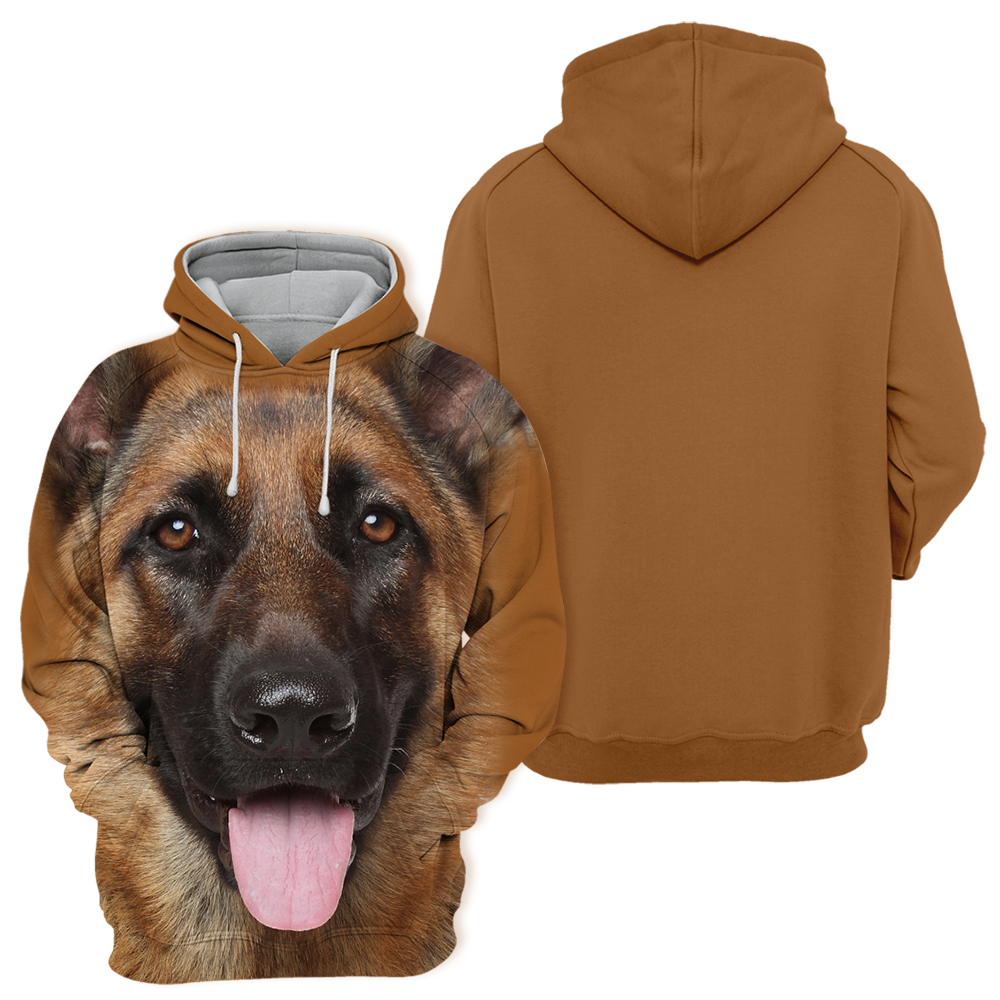 Unisex 3D Graphic Hoodies Animals Dogs German Shepherd - Threadford
