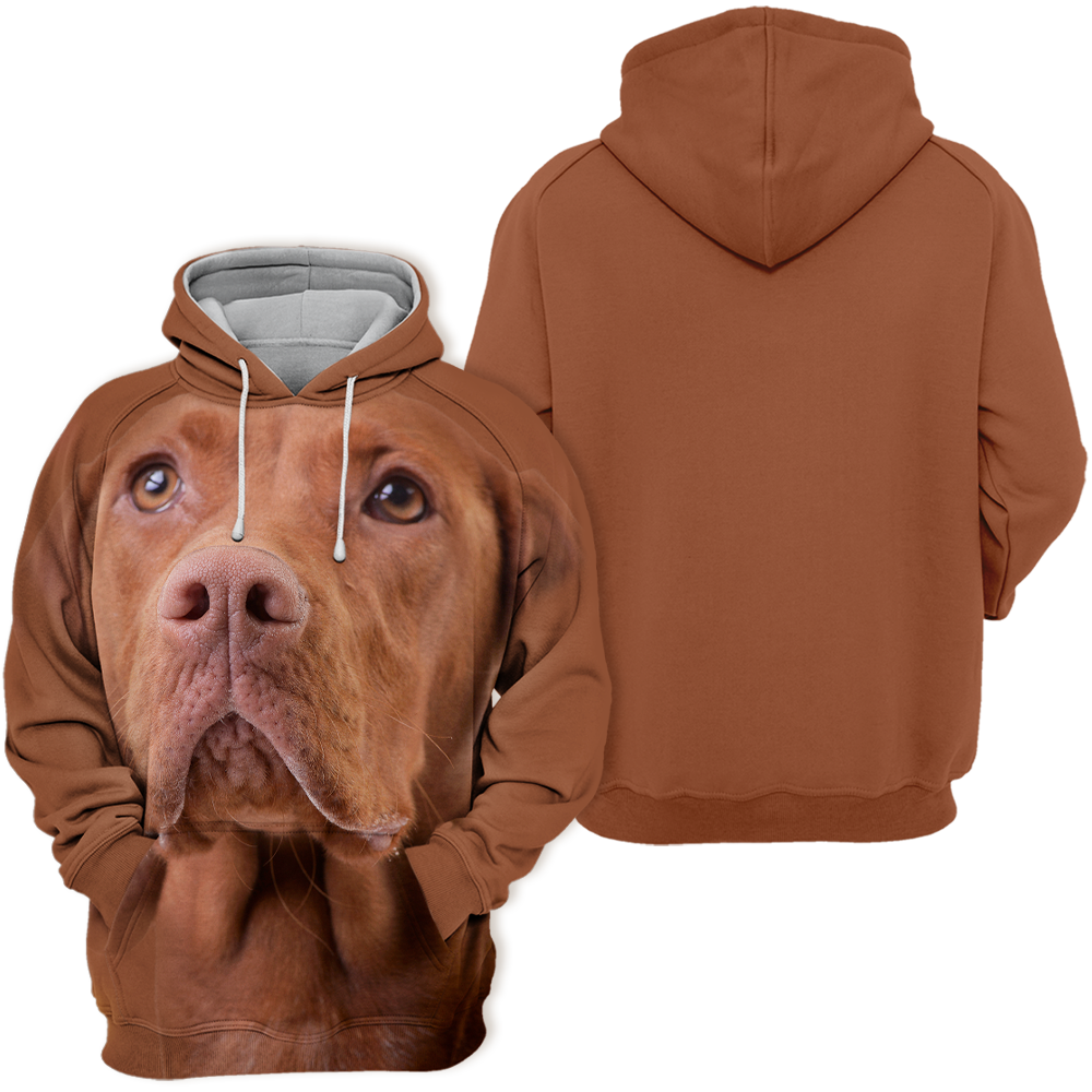 Unisex 3D Graphic Hoodies Animals Dogs Vizsla Hungarian Adorable - Threadford