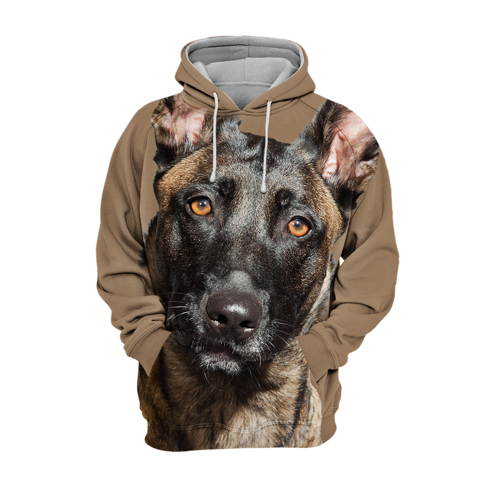 Unisex 3D Graphic Hoodies Animals Dogs Belgian Shepherd Malinois - Threadford