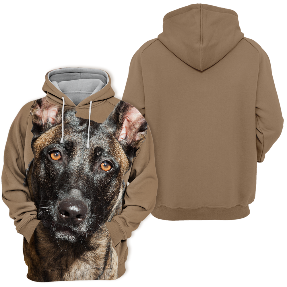 Unisex 3D Graphic Hoodies Animals Dogs Belgian Shepherd Malinois - Threadford
