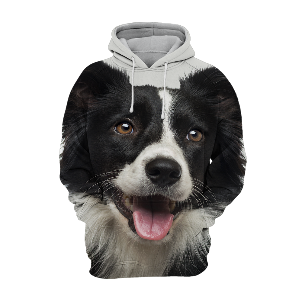 Unisex 3D Graphic Hoodies Animals Dogs Border Collie - Threadford