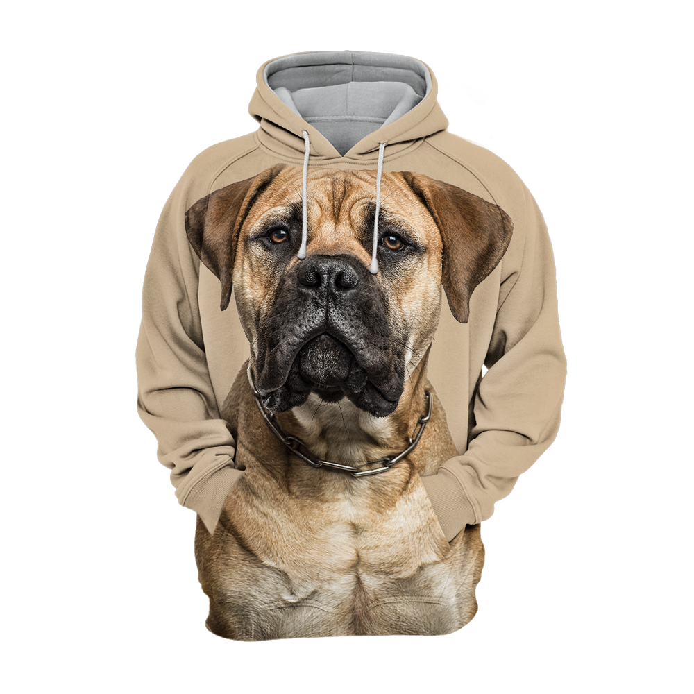 Unisex 3D Graphic Hoodies Animals Dogs Bull Mastiff - Threadford