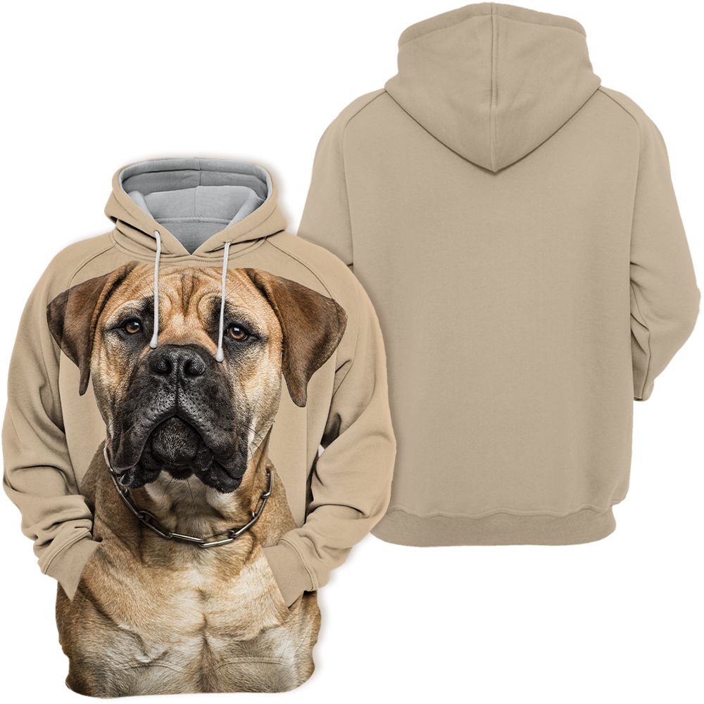 Unisex 3D Graphic Hoodies Animals Dogs Bull Mastiff - Threadford