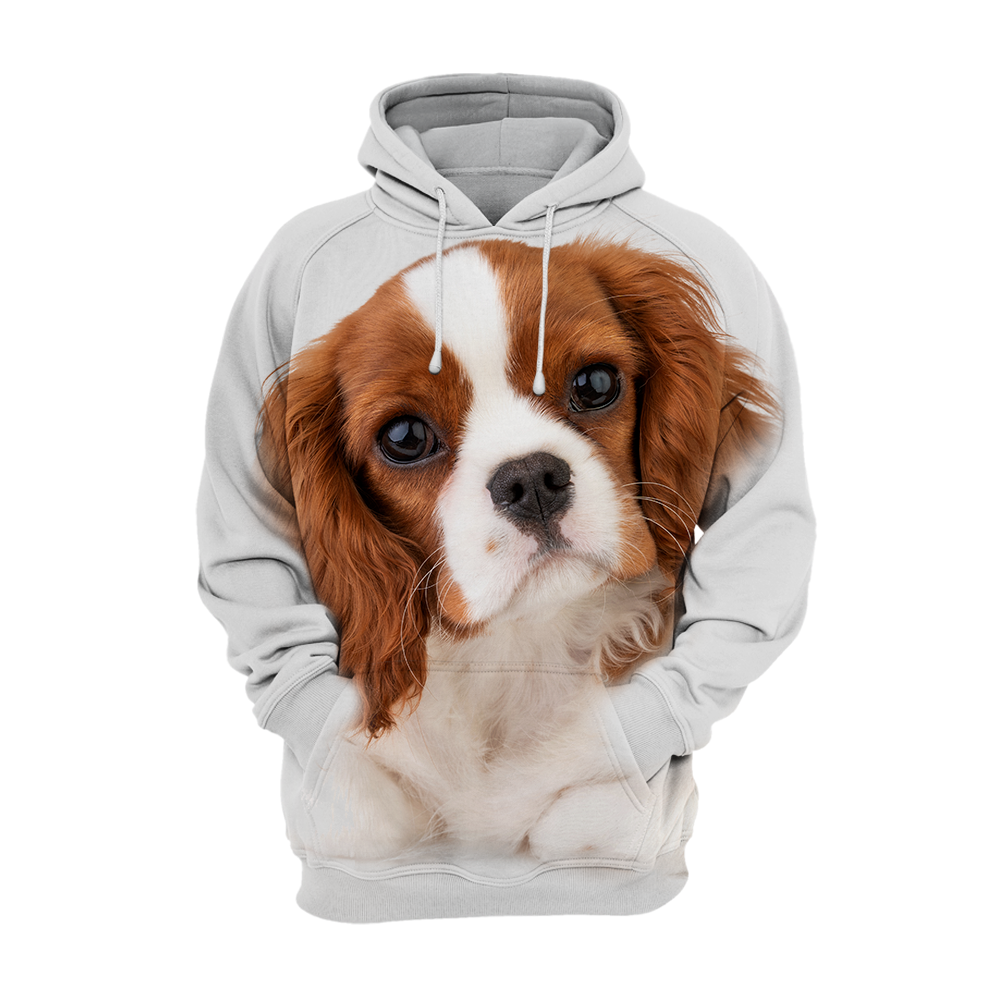Unisex 3D Graphic Hoodies Animals Dogs Cavalier King Charles Spaniel Puppy - Threadford