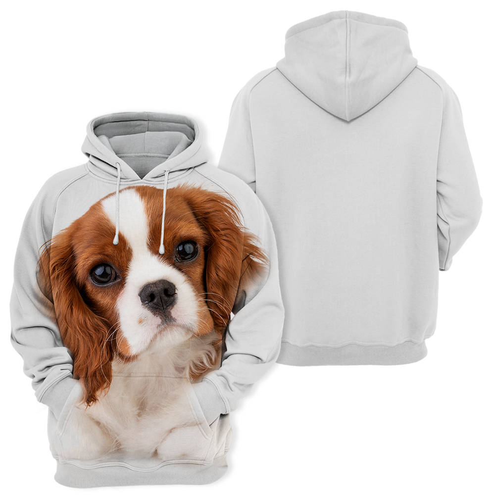 Unisex 3D Graphic Hoodies Animals Dogs Cavalier King Charles Spaniel Puppy - Threadford