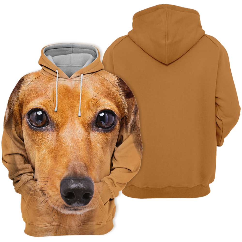 Unisex 3D Graphic Hoodies Animals Dogs Dachshund Sausage Dog - Threadford