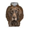 Unisex 3D Graphic Hoodies Animals Dogs German Shorthaired Pointer - Threadford
