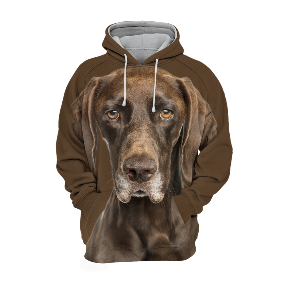 Unisex 3D Graphic Hoodies Animals Dogs German Shorthaired Pointer - Threadford