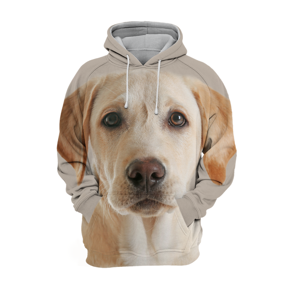 Unisex 3D Graphic Hoodies Animals Dogs Labrador Yellow Cute - Threadford
