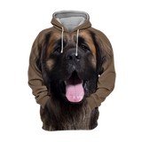 Unisex 3D Graphic Hoodies Animals Dogs Leonberger - Threadford