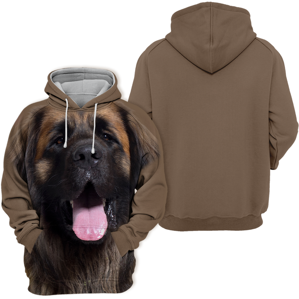 Unisex 3D Graphic Hoodies Animals Dogs Leonberger - Threadford