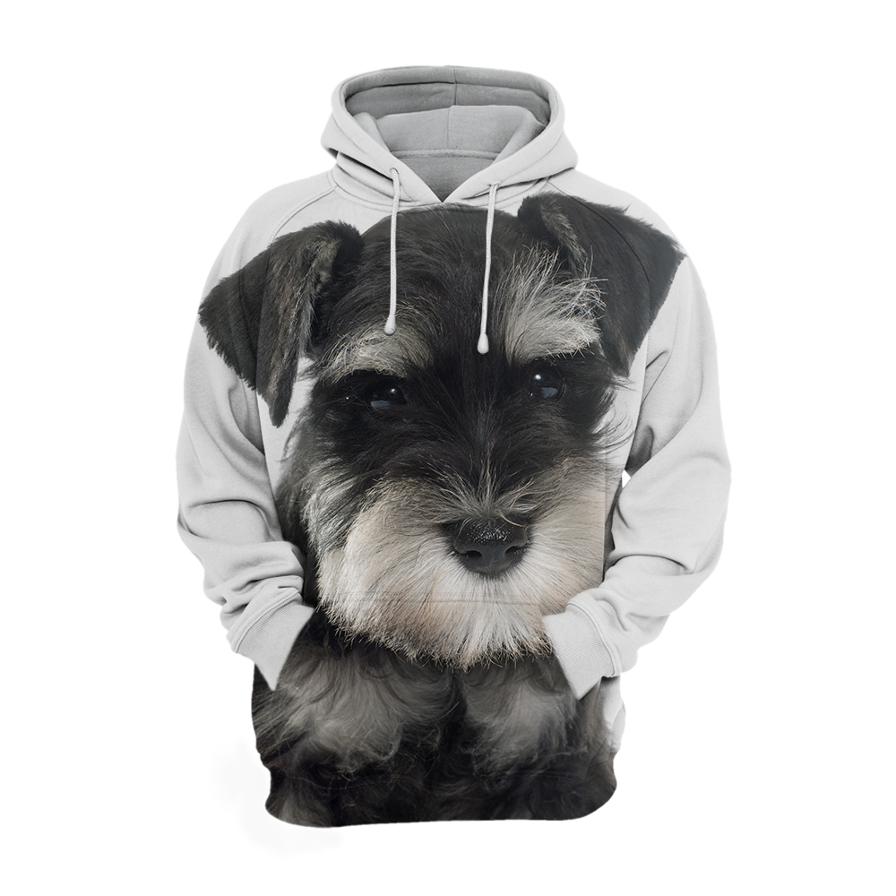 Unisex 3D Graphic Hoodies Animals Dogs Miniature Schnauzer Puppy - Threadford