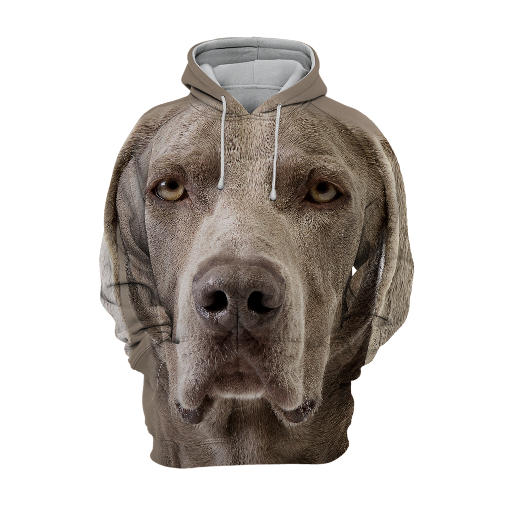 Unisex 3D Graphic Hoodies Animals Dogs Weimaraner Adorable - Threadford