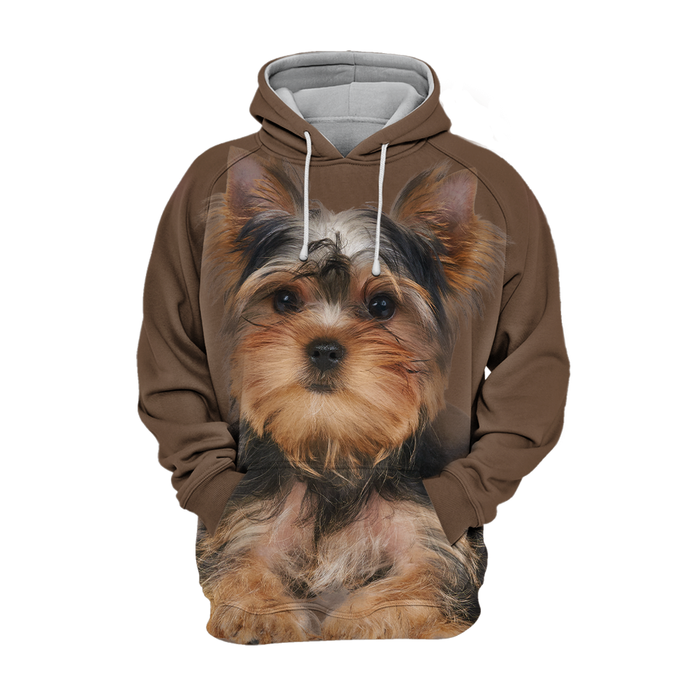 Unisex 3D Graphic Hoodies Animals Dogs Yorkshire Terrier Yorkie Quiet - Threadford