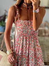 Bohemian Printed Slip Dress - Threadford