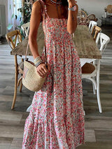 Bohemian Printed Slip Dress - Threadford