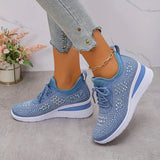 Giselle – Orthopaedic Trainers with Sparkling Rhinestones - Threadford