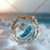 Serenity - Ocean's Embrace Necklace - Threadford