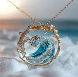 Serenity - Ocean's Embrace Necklace - Threadford