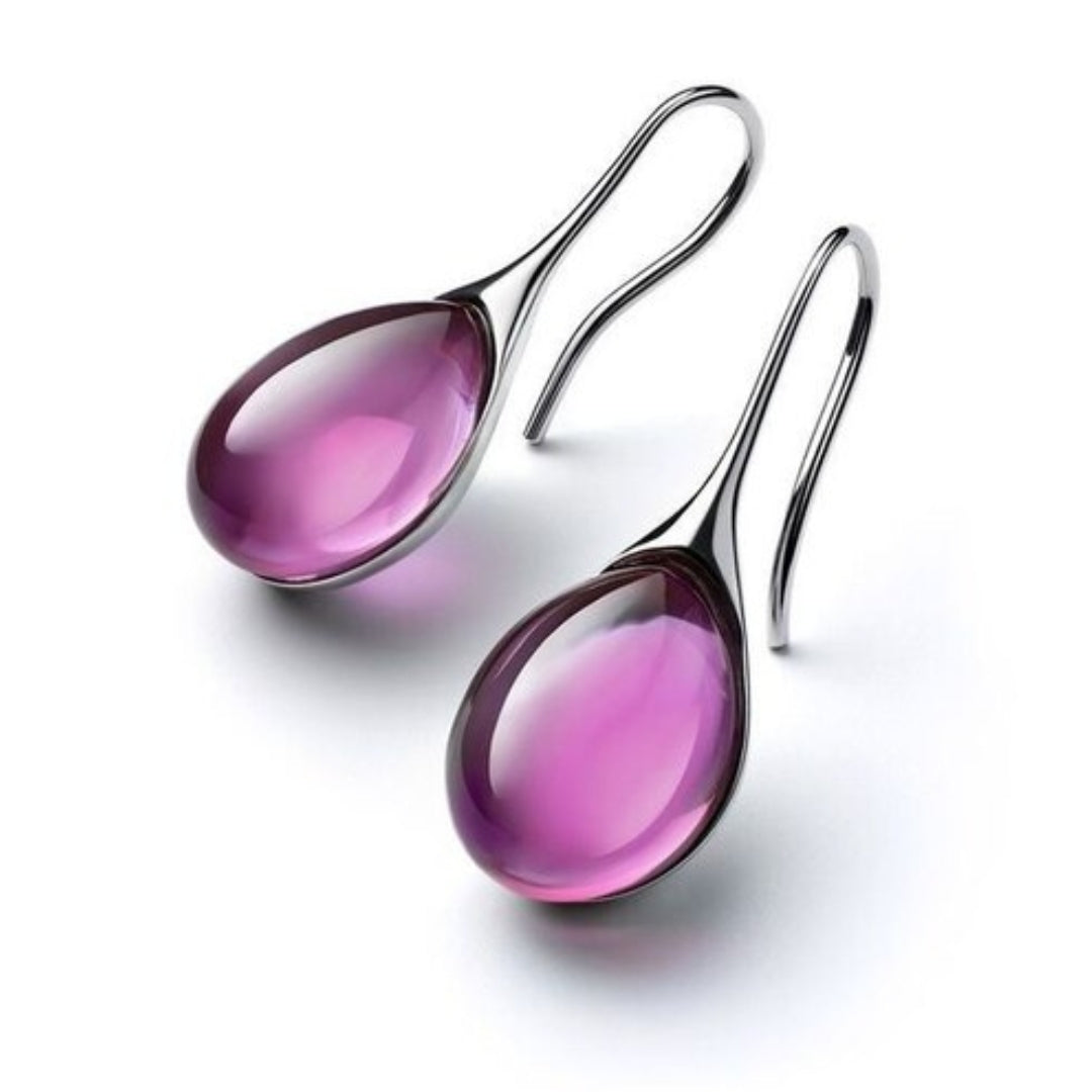 Radiant Crystal Dangle Earrings - Threadford