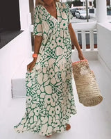 Christine | Light and Flowing Summer Dress - Threadford