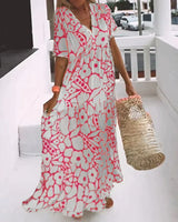 Christine | Light and Flowing Summer Dress - Threadford