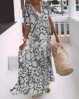Christine | Light and Flowing Summer Dress - Threadford