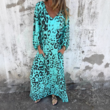 Denise | Dress with Leopard Print - Threadford