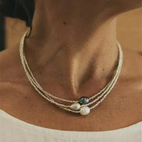 Collana classica di perle d'acqua dolce 
