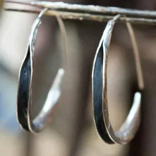Statement Circular Hoop Earrings - Threadford