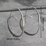 Twisted Elegance Spiral Earrings - Threadford