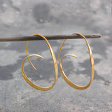 Twisted Elegance Spiral Earrings - Threadford