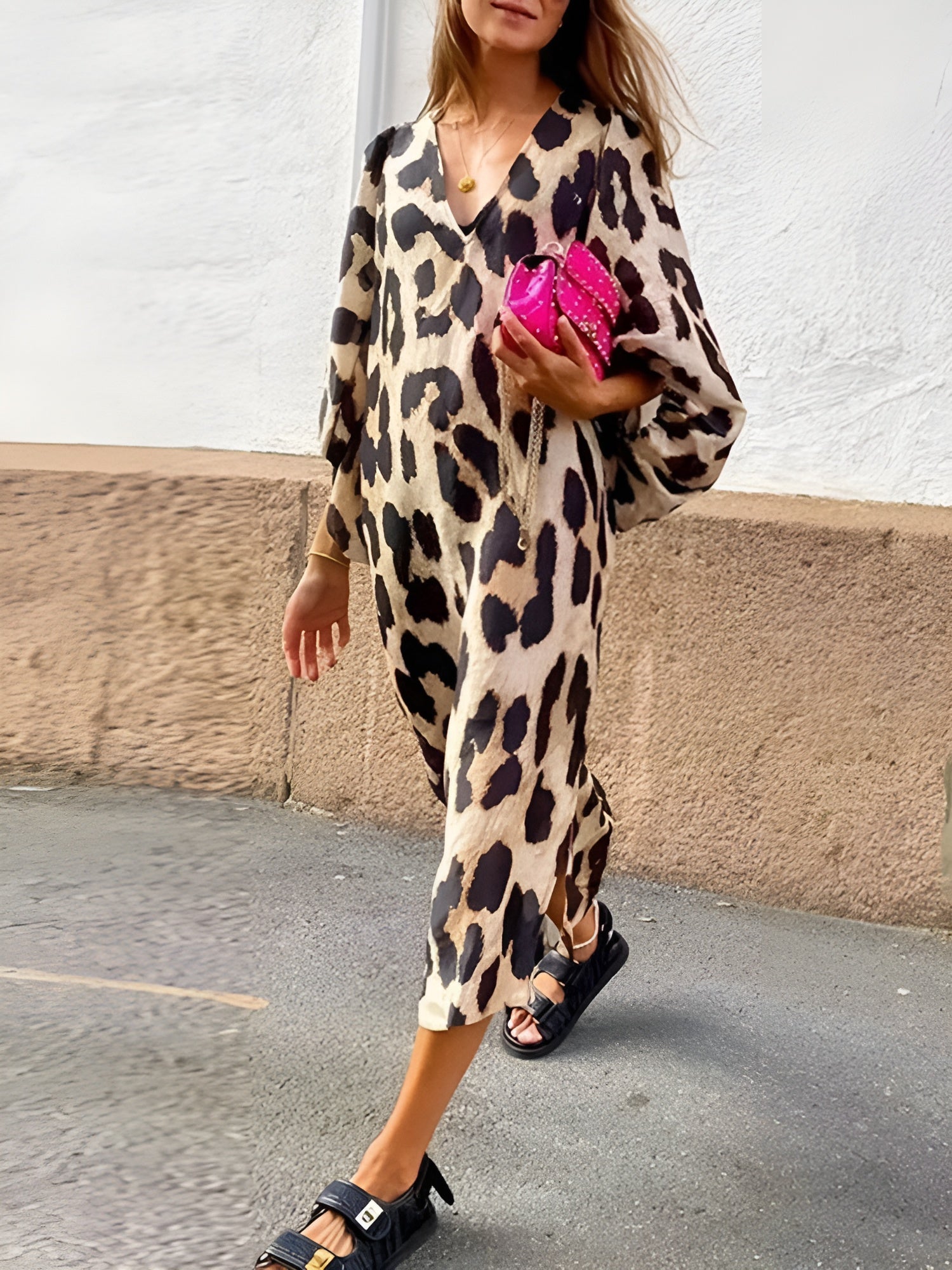 Silvie | Bold and Elegant Leopard Dress - Threadford