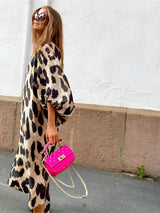 Silvie | Bold and Elegant Leopard Dress - Threadford