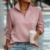 Viola - Elegant V-Neck Sweater - Threadford