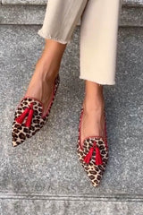 SAVINA | Elegant pointed loafers with fringe details for a refined look - Threadford