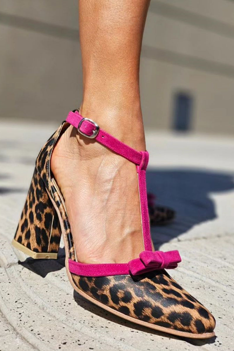 Beauu™ | Elegant Sandals with Green Leopard Print and Eye-catching Colourful Details - Threadford