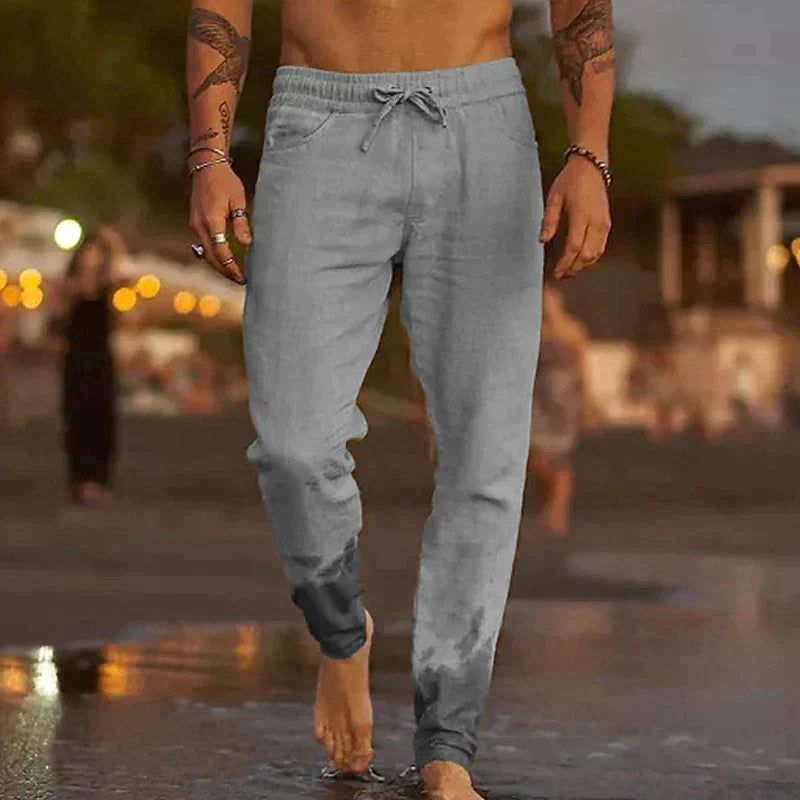 Linen Beach Pants - Threadford