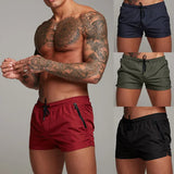 Swim Shorts with Zip Pockets - Threadford